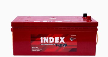 แบตเตอรี่รถบรรทุก INDEX รุ่น DIN170L